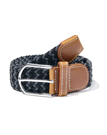 Pleciony pasek Black Gray, Pineapplestyle
