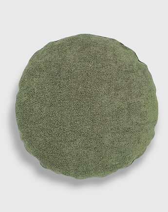 Okrągła zielona poduszka dekoracyjna 45 cm Ronda, Mental Ether
