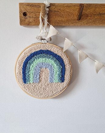 Niebieska tęcza do pokoju dziecięcego w stylu boho, Nataly Atelier