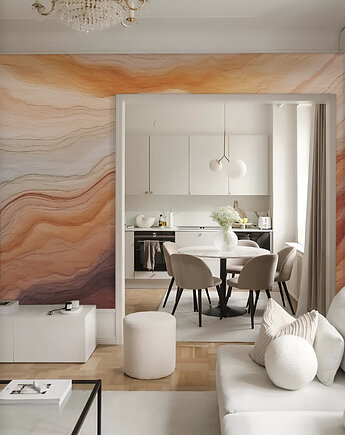 Tapeta abstrakcyjna - Kolory ziemi, Dekoracje PATKA Patrycja Kita