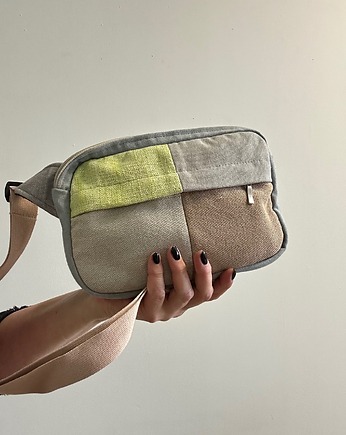 Nerka patchworkowa limonka beż, Dom Artystyczny