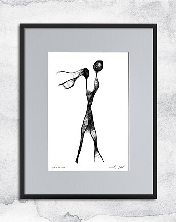 Minimalistyczna grafika z ramką - nr 115, Maja Gajewska