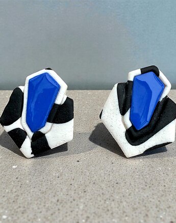 Kolczyki Holy Cow Blue, Hellaclay