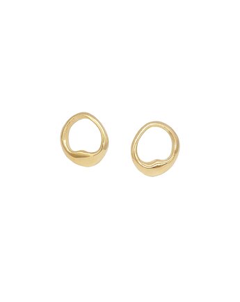 SMOOTH midi/ gold earrings, Filimoniuk
