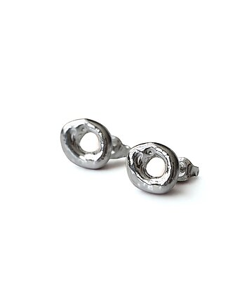 Kolczyki srebrne Ellipse, Gutowska jewelry