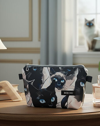 Kosmetyczka turkusowa Mandale rozmiar do wyboru S / M / L, BEBOKI