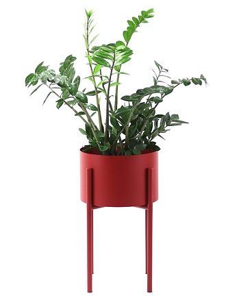Kwietnik Metalowy MOYENE 55cm Bordowy, JAKPOLDESIGN