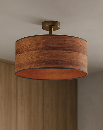 Plafon w stylu skandynawskim do salonu WENECJA ECO fi - 40 cm, LYSNE