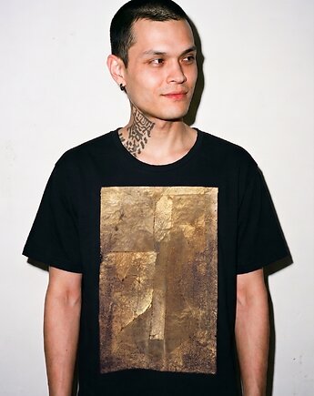 Black / gold sQ  tee, ODIO TEES