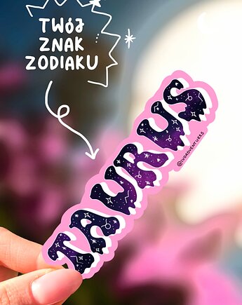 Naklejka - Zodiak - Taurus , IvoAdventures