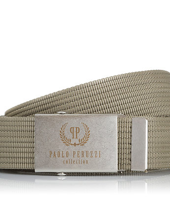 Pasek męski parciany Paolo Peruzzi Pw-06-pp, Paolo Peruzzi