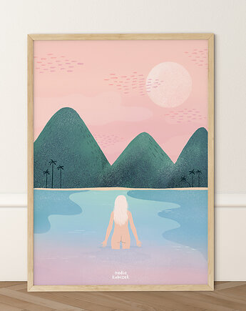 Plakat - Hawaii waters / Wody Hawajów, nadia kubczak