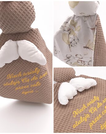 Aniołek - personalizowana przytulanka (kolory, tkaniny), Little Angels