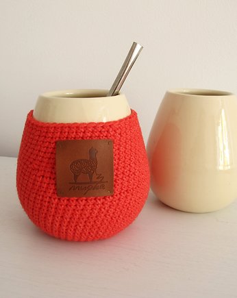 Ceramiczne matero, kubek do picia yerba mate., Mupka