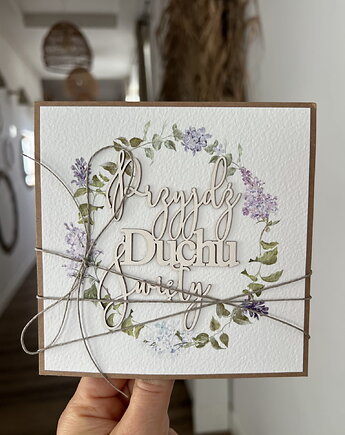 Oryginalna ręcznie robiona pamiątka bierzmowania, sorte