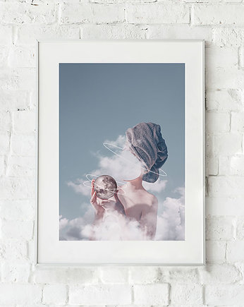 Plakat Kąpiel w chmurach, Kamila Lenarcik