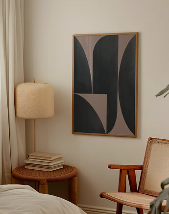 Plakat Black abstract no.1, Anna Szondelmajer