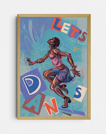 Plakat "Let's dans", Yana Mosnytska