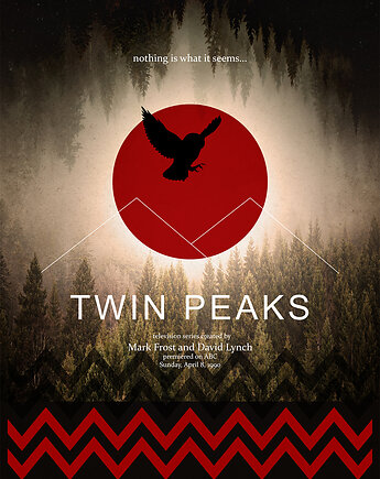 Plakat / Twin Peaks / Las, balance