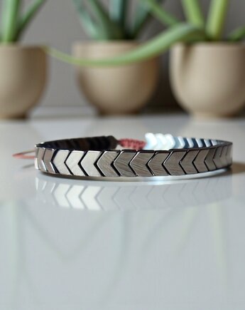 Męska bransoletka z hematytu, KEIT