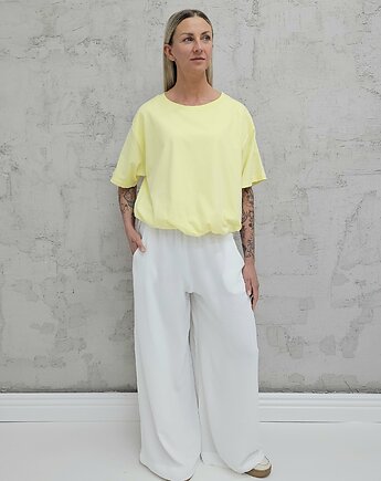Bluzka bombka krótki rękawek oversize, Ablush
