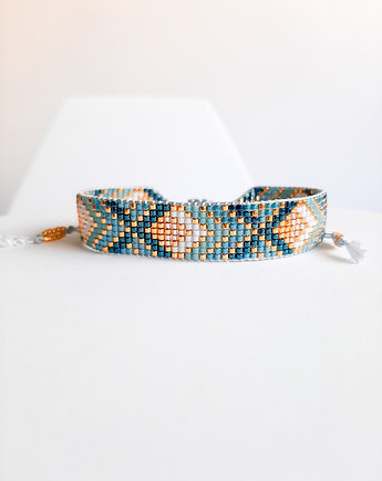 Bransoletka tkana na krośnie, JN art and clay