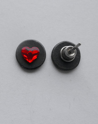 Kolczyki Swarovski SERDUSZKO, Katarzyna Kaminska ART