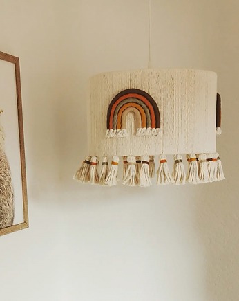 Lampa wisząca do pokoju dziecięcego tęcza, chwosty, Boholine