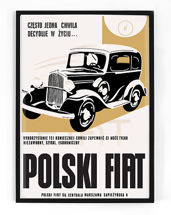 Plakat Polski Fiat, elements