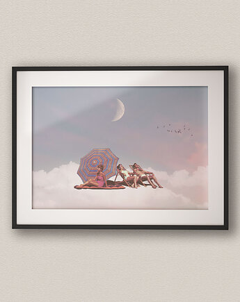 Plakat poziomy Przyjaciele - Kolaż Fine Art, DAPIDOKA