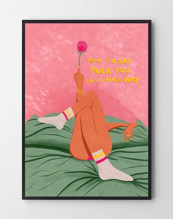 Plakat Róża mówi to za Ciebie, Harvest Maison