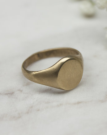 Sygnet Small Classic I SAVVY // mosiądz, savvy