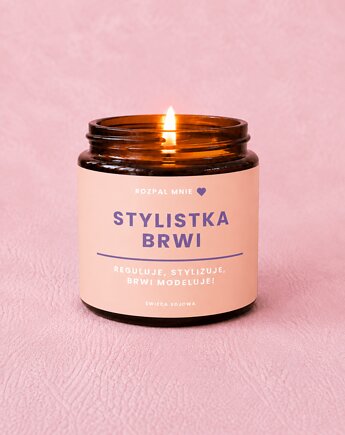 Świeca sojowa Stylistka Brwi, SOy