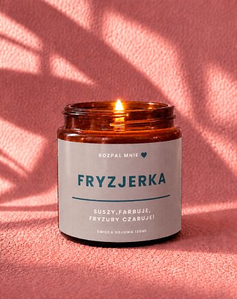Świeczka sojowa FRYZJERKA, SOy