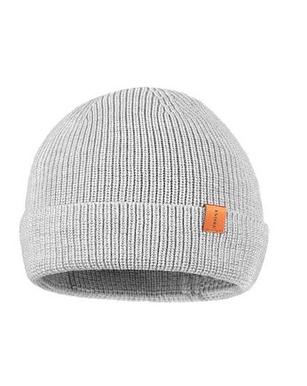 Szara czapka  beanie 100% merino wool, EsteraShop