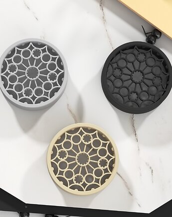 Tunele do uszu 20-100mm gotycka rozeta  / czarne / 14 kolorów, plugi siodłowe, Spirit Of Copper