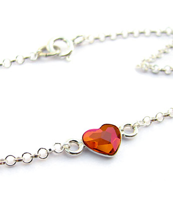 Bransoletka -  Serduszko z pomarańczy, Marisella