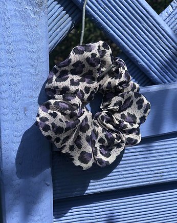 Pela' Scrunchie VIOLETTE w panterkę, PELA