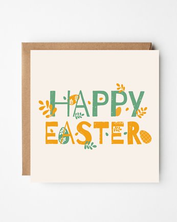 Kartka "Happy Easter", Peprojektuje