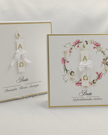 Kartka na chrzest z pudełkiem i kopertą C 34B, Anna Art and Crafts