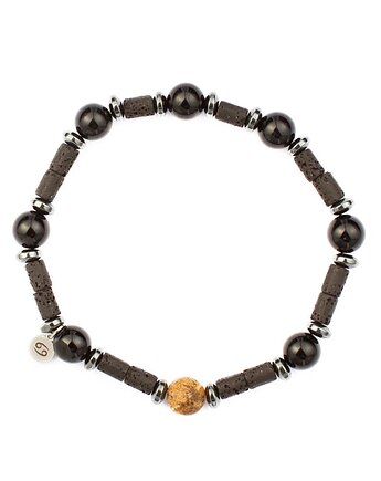 Męska bransoletka zodiakalna - Rak - Zdrowie i Ochrona III, Kulka Bransoletki