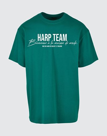 T-shirt REGULAR fit zielony, HARP TEAM