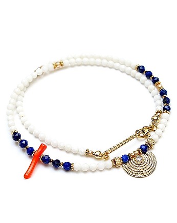 Sea collection - Koral white /choker/ 02.06.25, KiKa pracownia