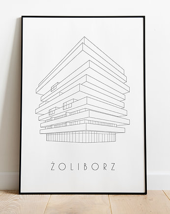Plakat Żoliborz 50x70, no to ładnie