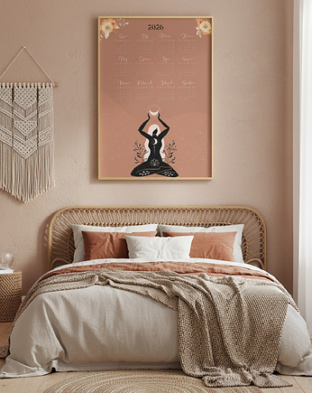 Plakat Kalendarz 2026 'Luna', Well Done Shop