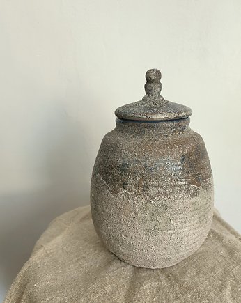 Pojemnik  dekoracyjny ceramika wysoki, naniby