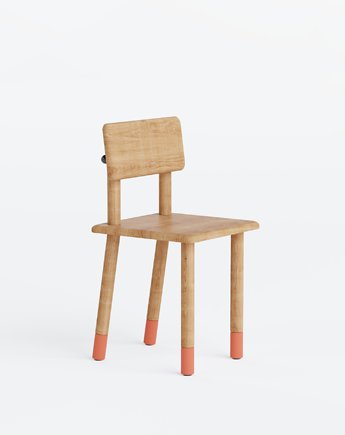 Krzesło rise - wałeczki kolor pomarańczowy, borcas