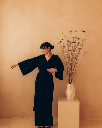 NOIRA black kimono dress, BAMBA Concept