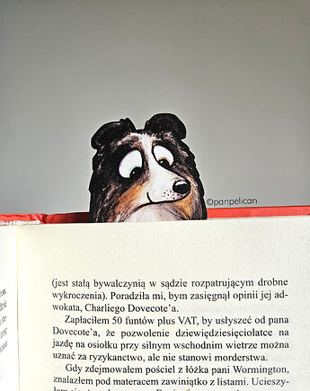 Zakładka do książki Owczarek Szetlandzki Kiara*, Pan Pelican