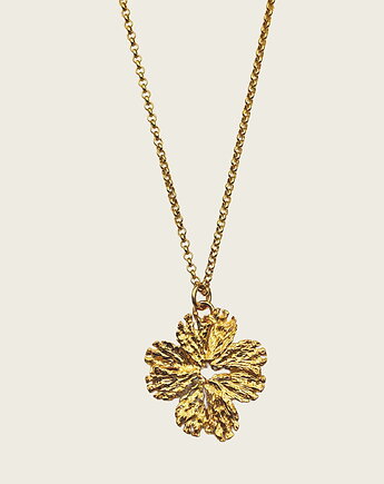 Złoty wisior - Kwiaty Polne, KOS jewellery